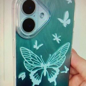 Case-Mate Butterfly Design Phone Case - Teal